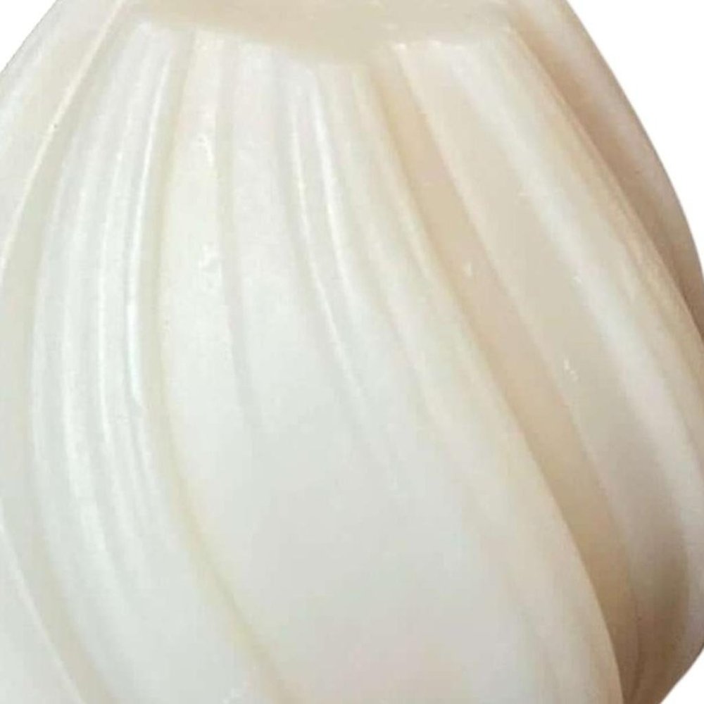 2" Ivory Rose Petals Scented Candle Cylinder Pillar