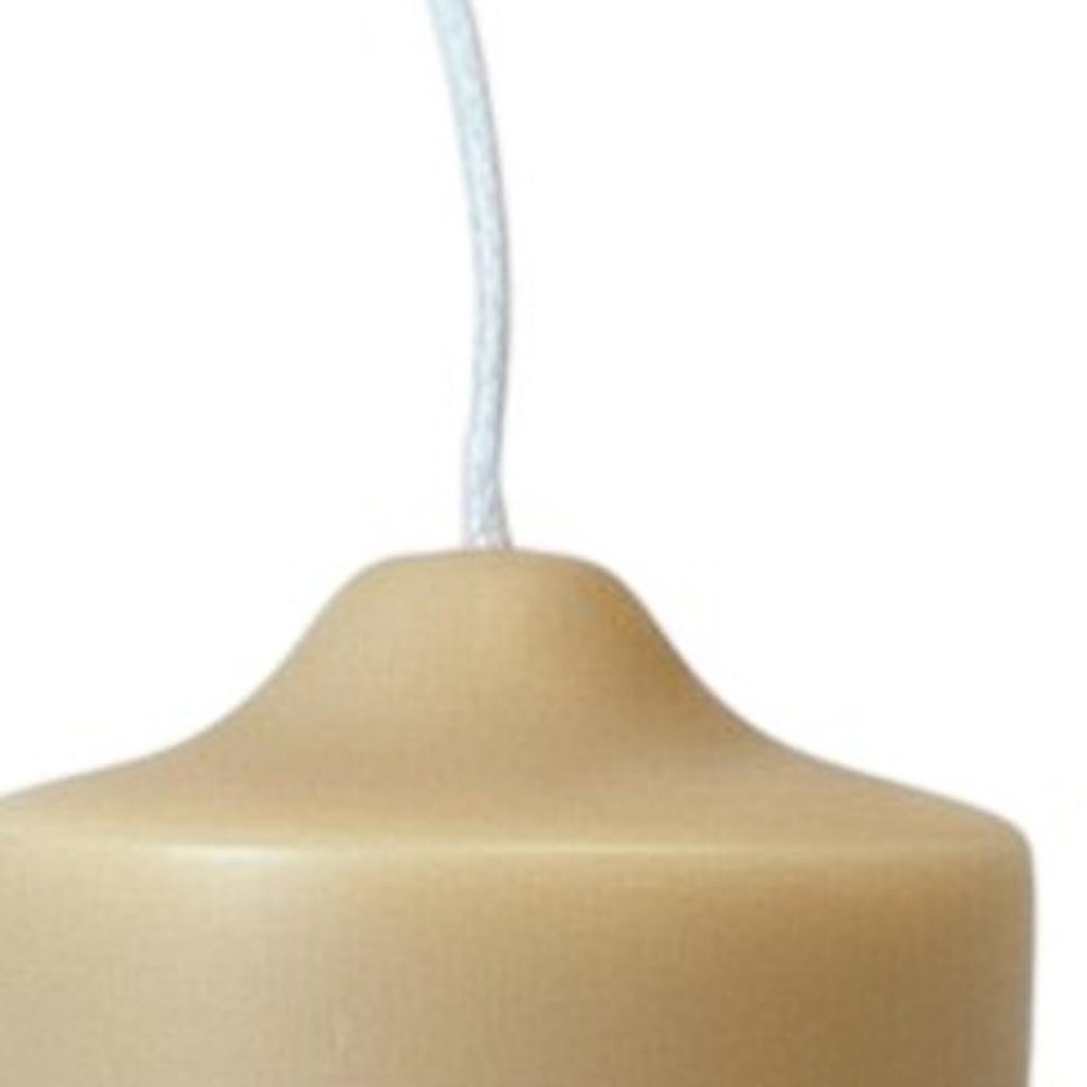 2" Almond White Tea Scented Candle Round Pillar