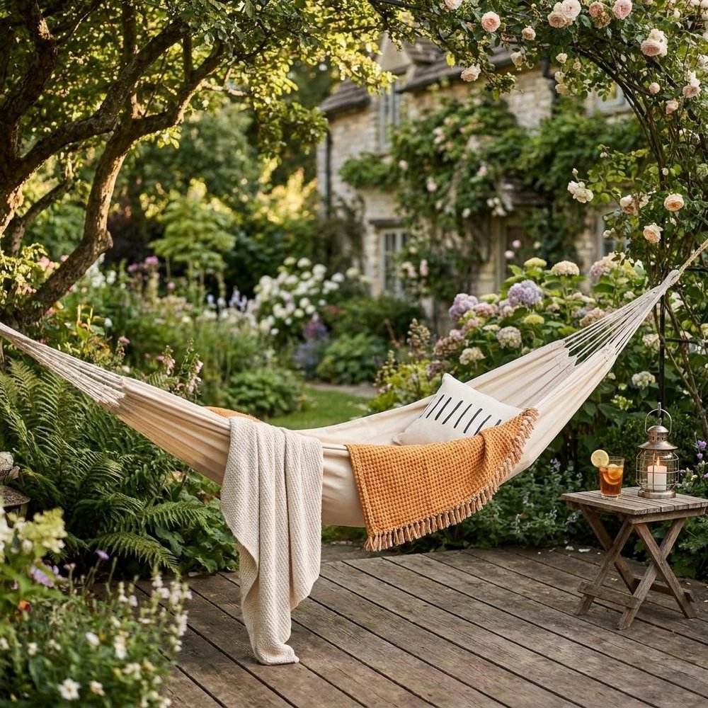 Ivory Single Spreader Bar Hammock