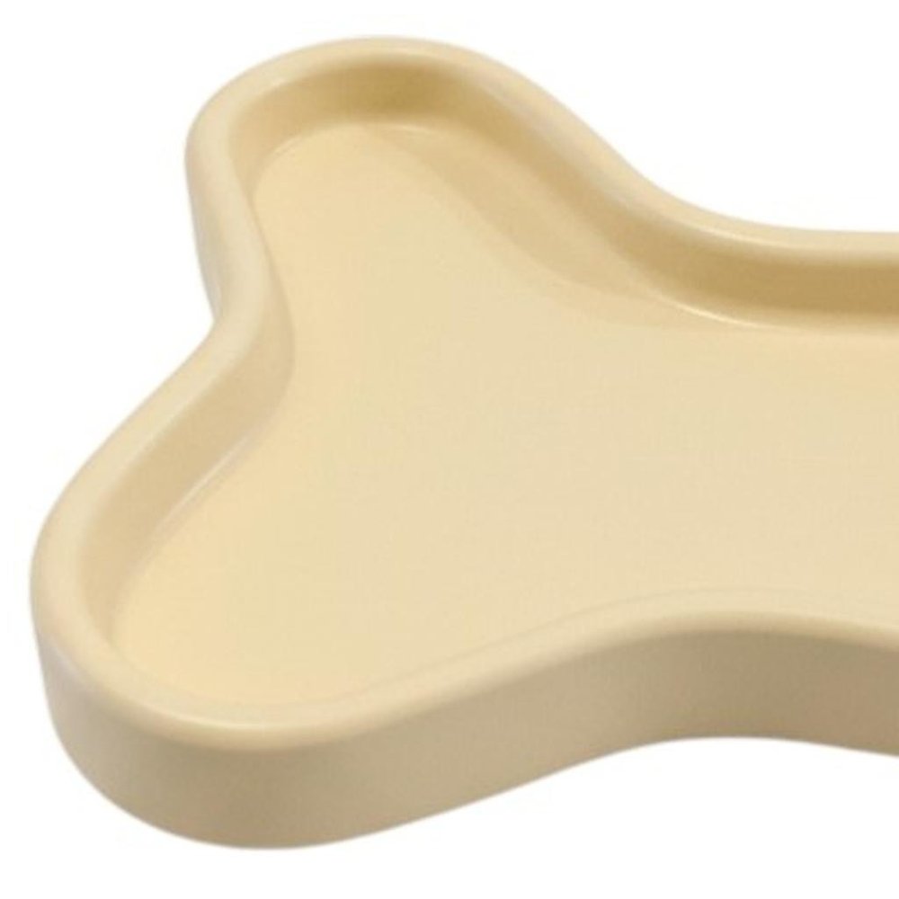8" Pale Pink Resin Handmade Geometric Trinket Tray on a white background