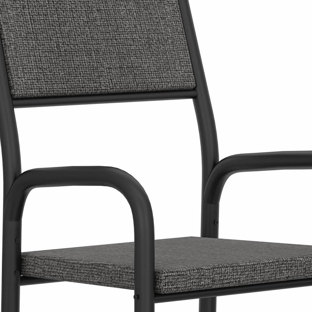 Smoky Black and Black Office Chair