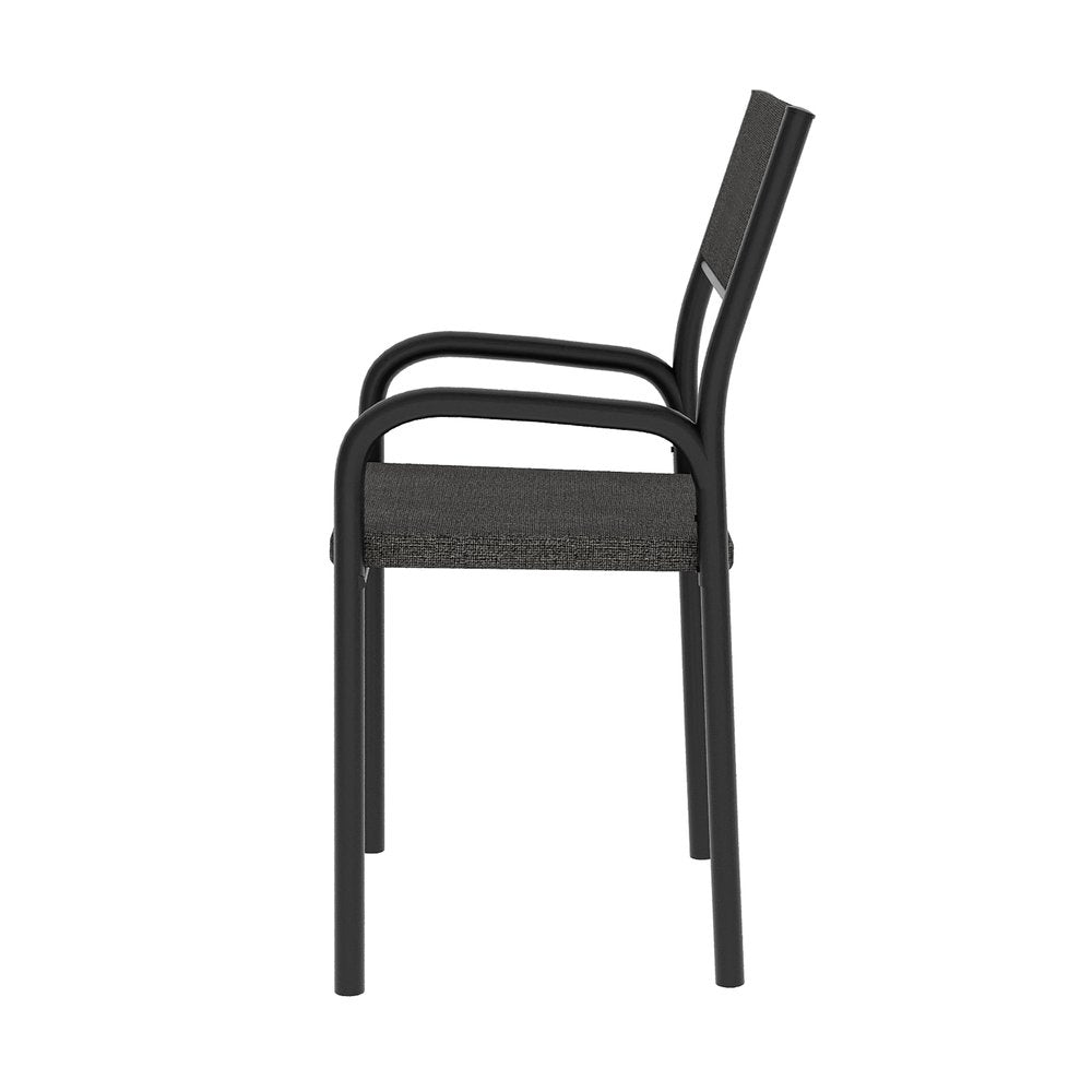 Smoky Black and Black Office Chair
