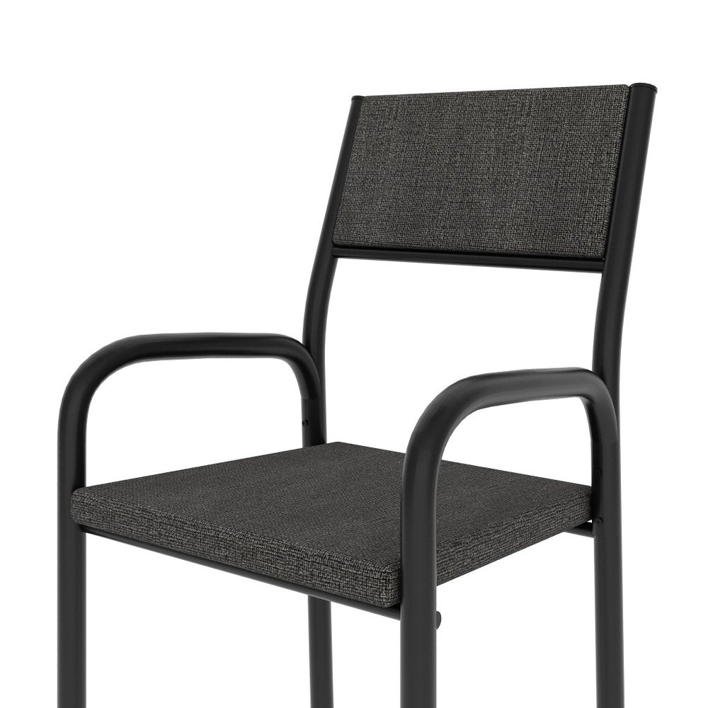 Smoky Black and Black Office Chair