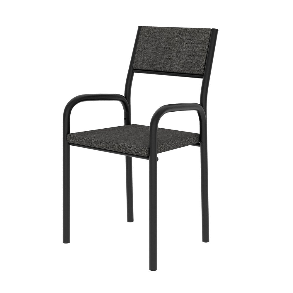 Smoky Black And Black Office Chair on a white background