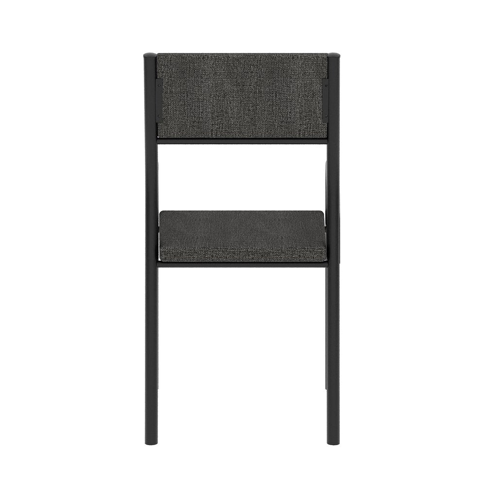 Smoky Black And Black Office Chair on a white background