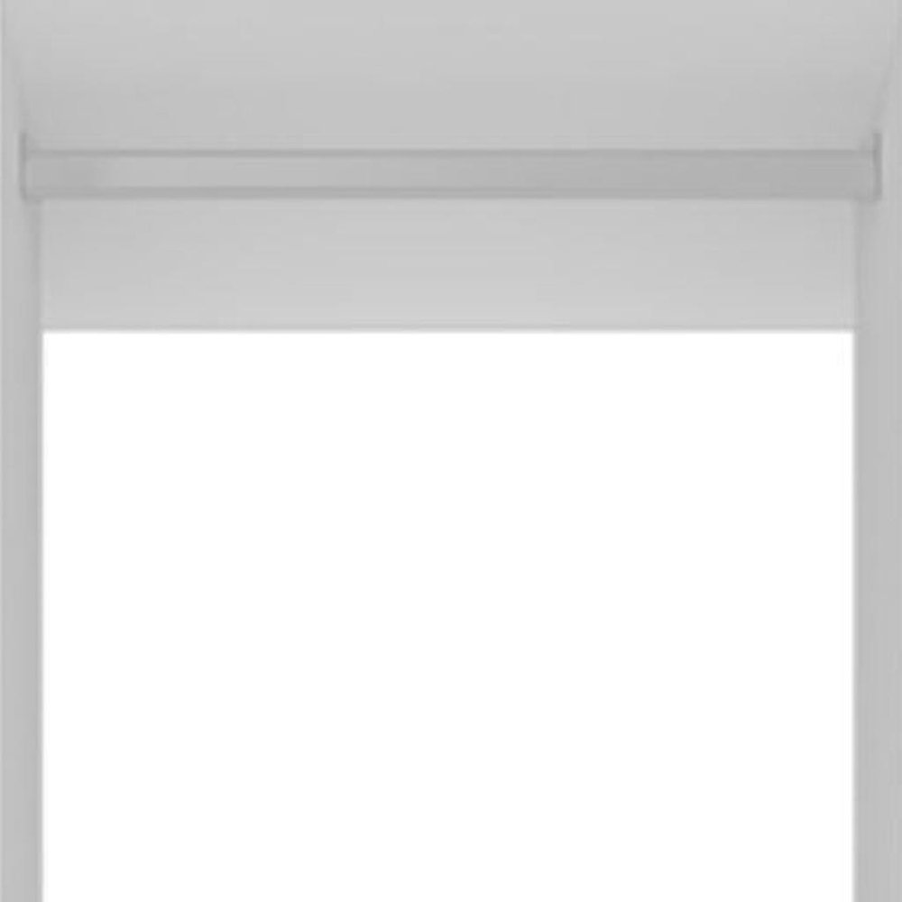 Two Piece White Bedroom Set - 84.00" H x 19.00" W x 22.00" D