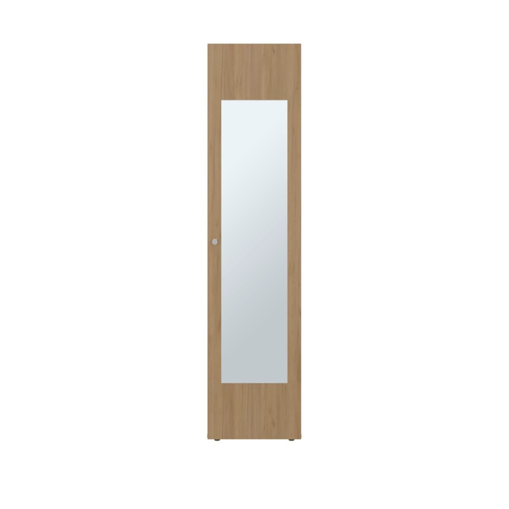 Two Piece Beige Bedroom Set With Mirror