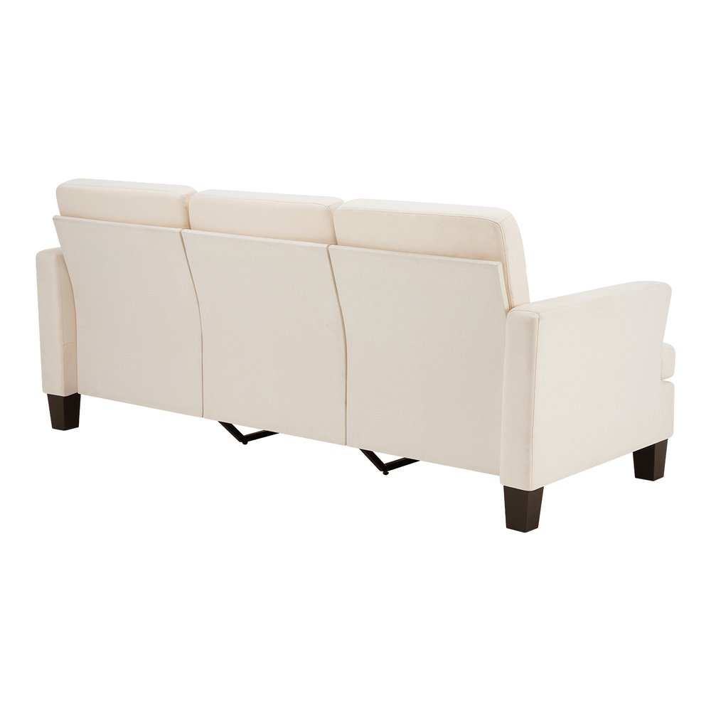 84" Beige Linen Sofa