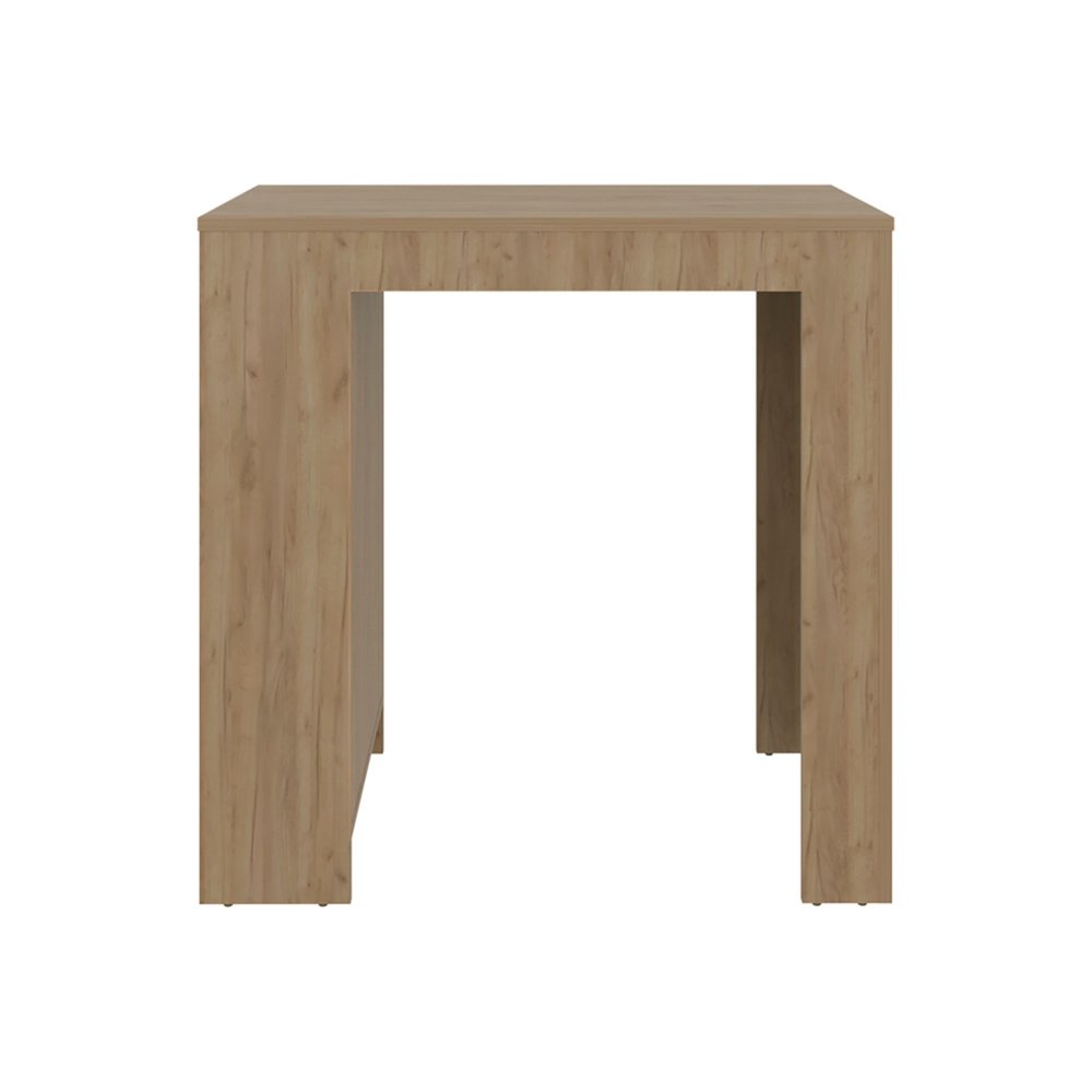 36" Beige Wood Kitchen Island
