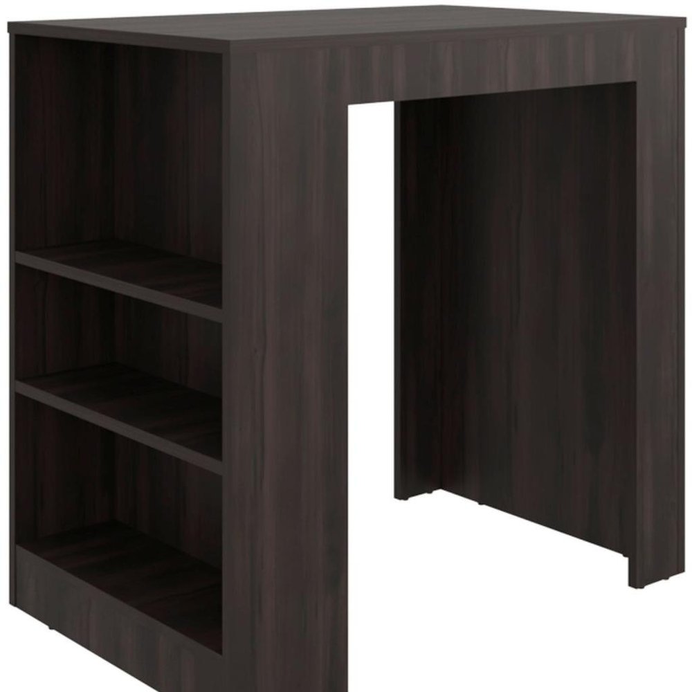 36" Brown Wood Kitchen Island