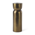 8" Gold Metal Tabletop Taper Candlestick