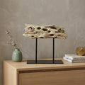 10" Brown Resin Tabletop Sculpture. Sculpture in brown resin.