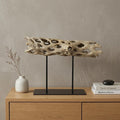 12" Brown Resin Tabletop Sculpture. Sculpture in brown resin.