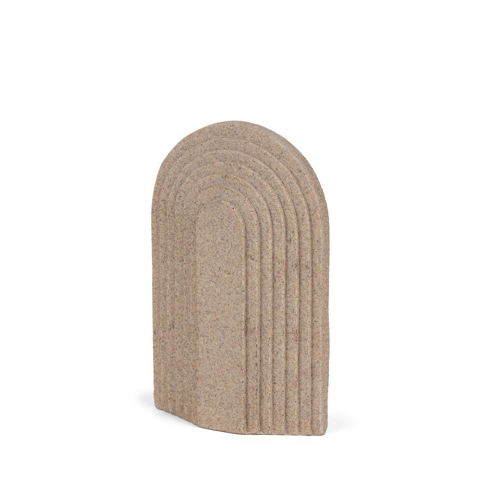8" Beige Resin Tabletop Sculpture