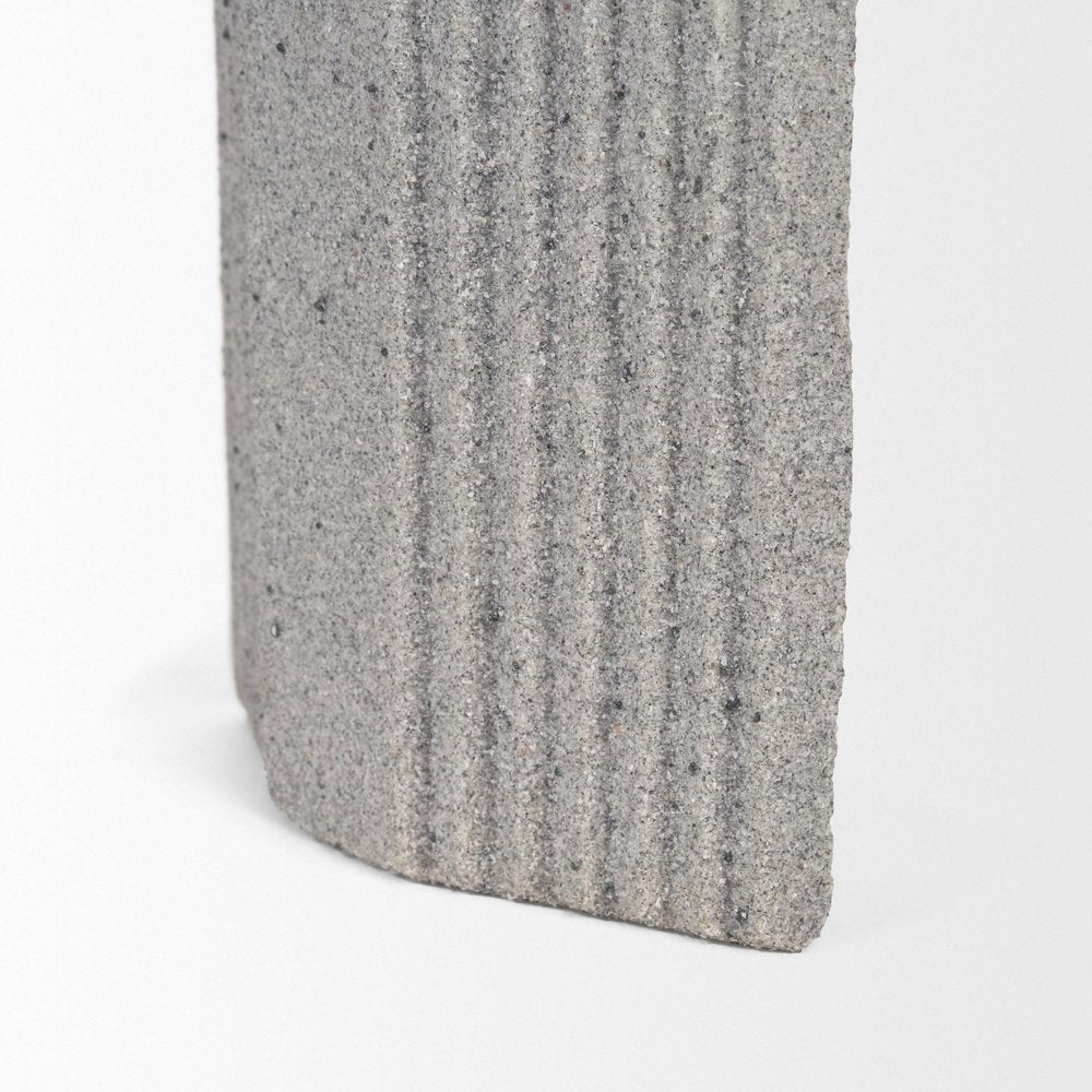8" Gray Resin Tabletop Sculpture