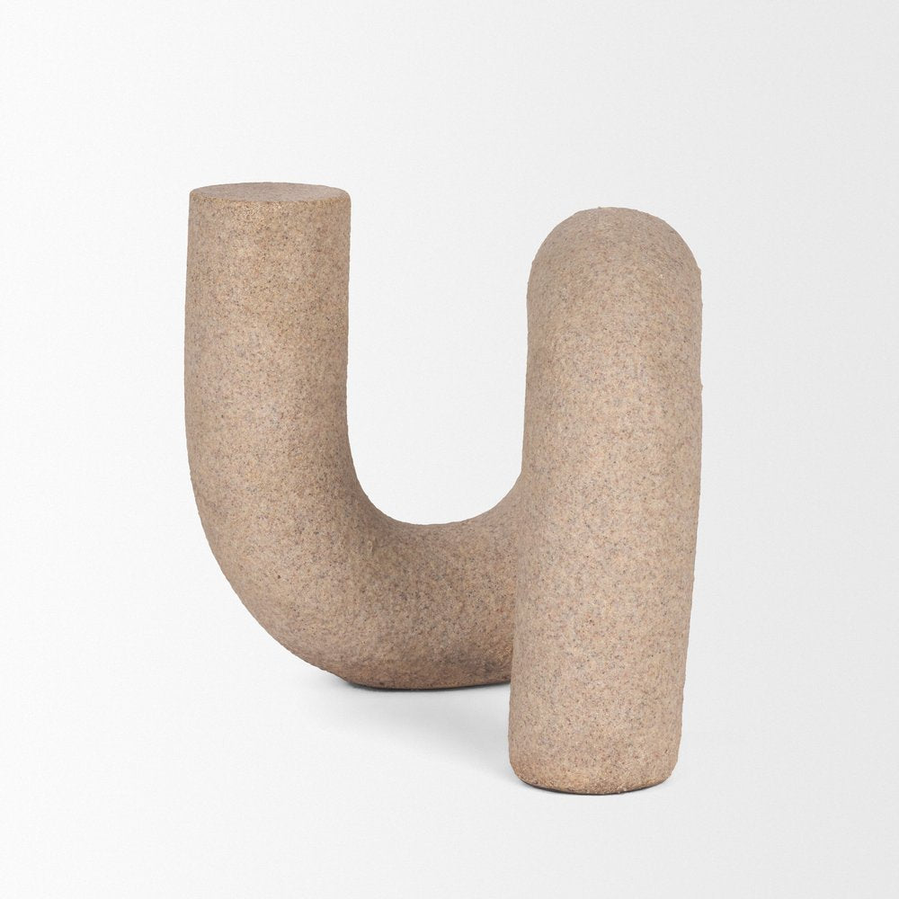7" Beige Resin Decorative Wall Sculpture