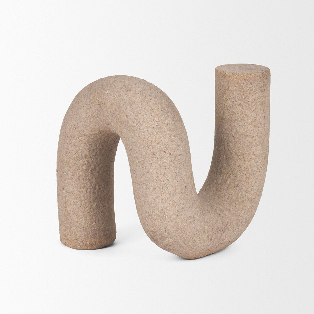 7" Beige Resin Decorative Wall Sculpture