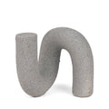 7" Gray Resin Decorative Wall Sculpture on a white background