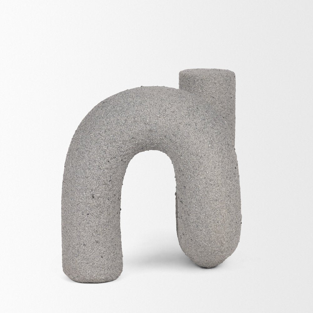 7" Gray Resin Decorative Wall Sculpture