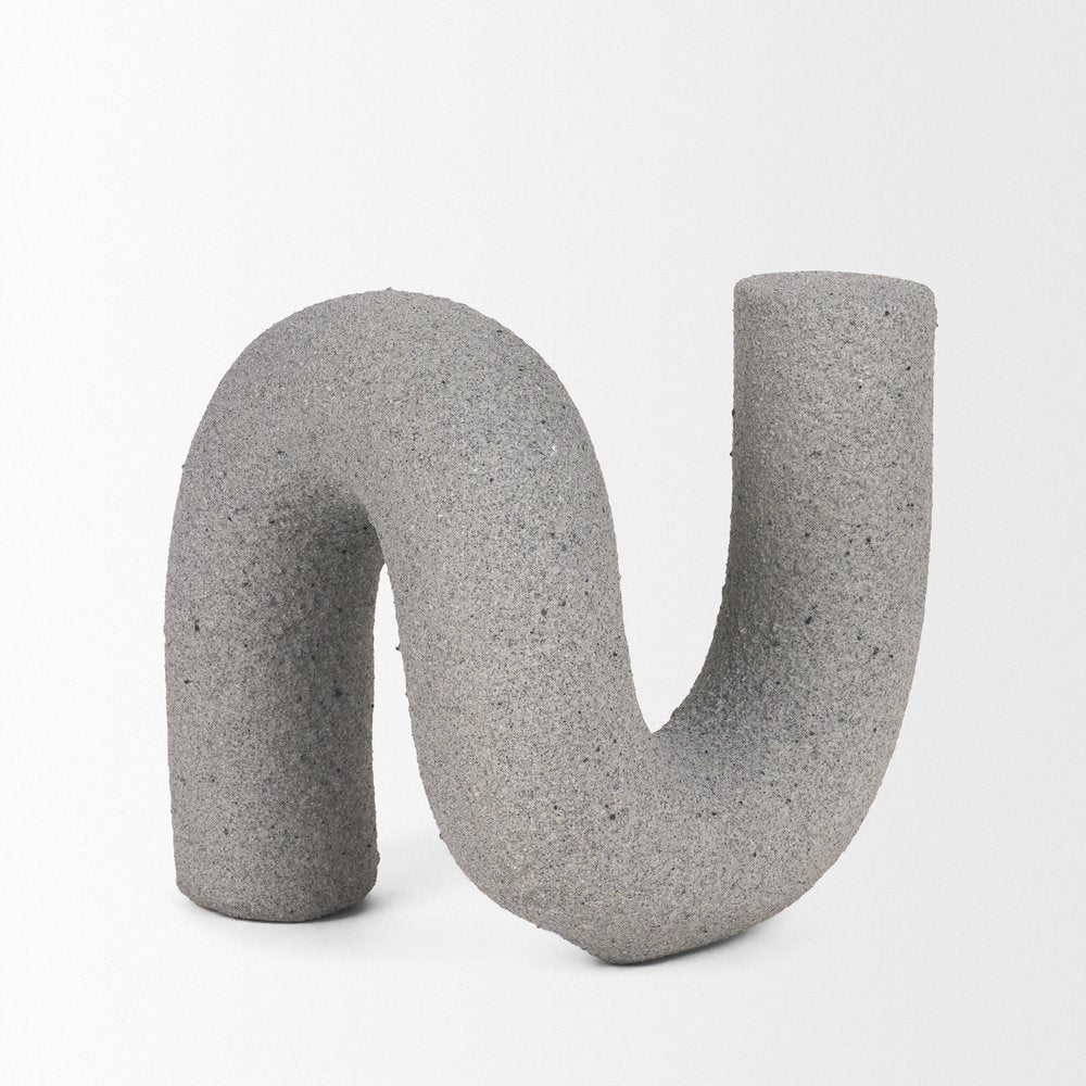 7" Gray Resin Decorative Wall Sculpture