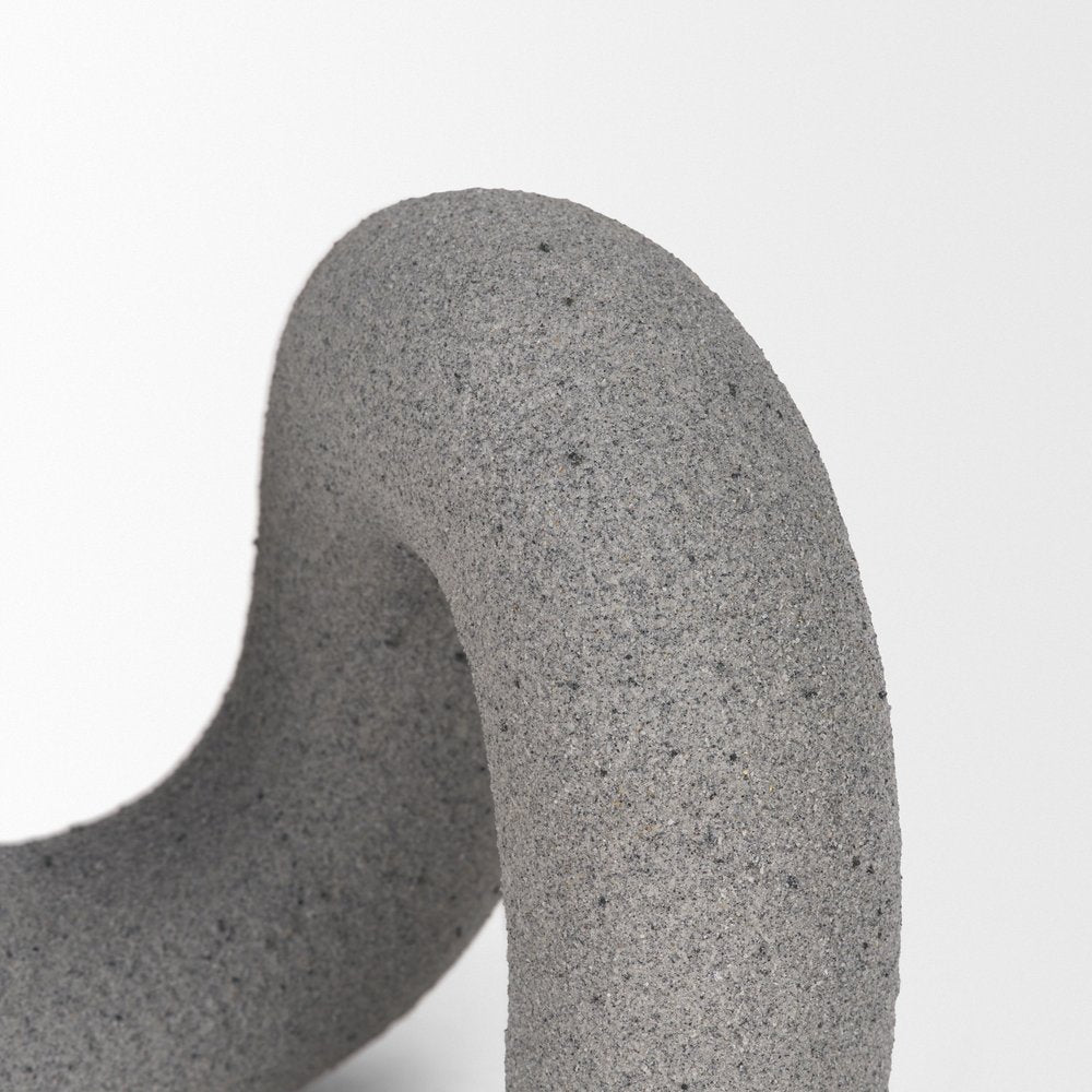 7" Gray Resin Decorative Wall Sculpture