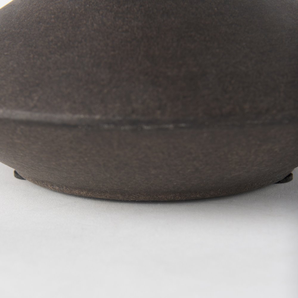 7" Brown Ceramic Bud Table Vase
