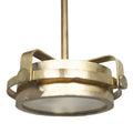 Gold Metal Dimmable Chandelier With Gold Shades