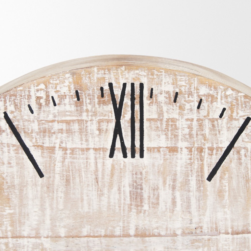 10" Black Metal Analog Square Wall Clock