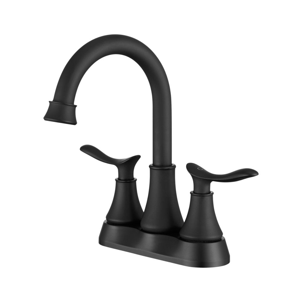 8" Black Stainless Steel Centerset Faucet