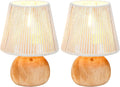 8" Brown Novelty Desk Lamp With Novelty Shade