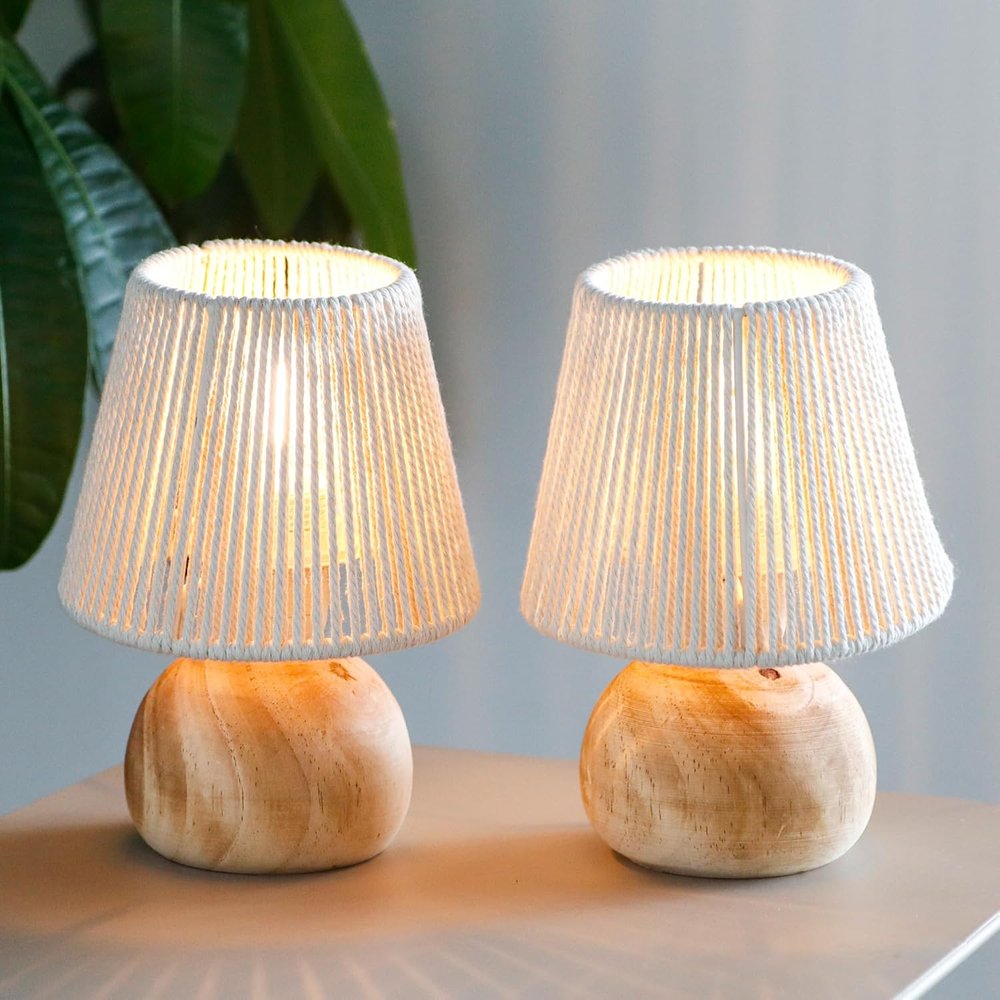 8" Brown Novelty Desk Lamp With Novelty Shade