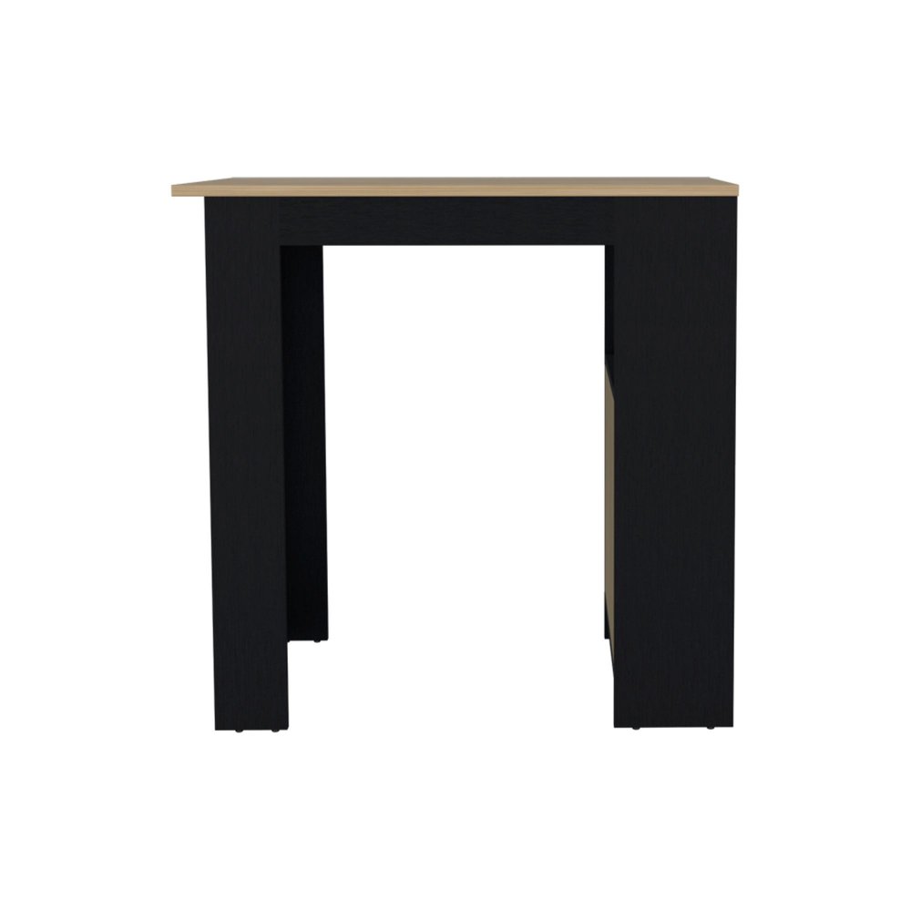 23" Black Wood Kitchen Island