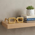 3" Gold Aluminum Hand Painted Statue