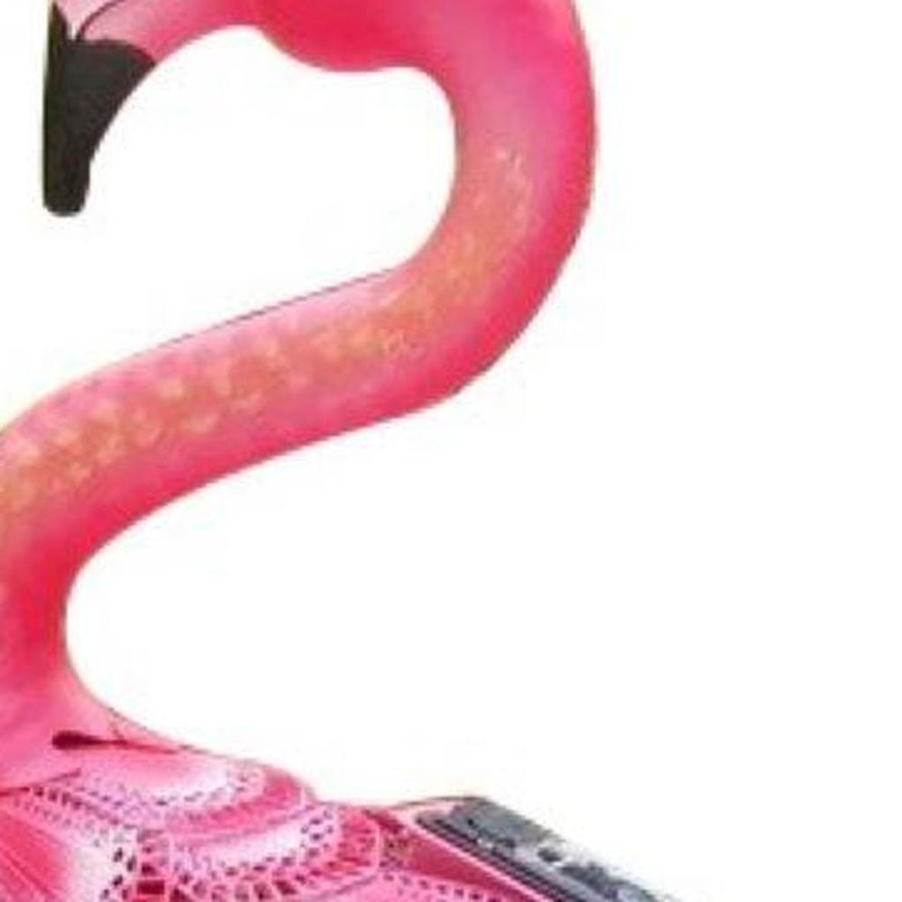 23" Pink Metal LED lights Flamingo Garden Accents Accessories