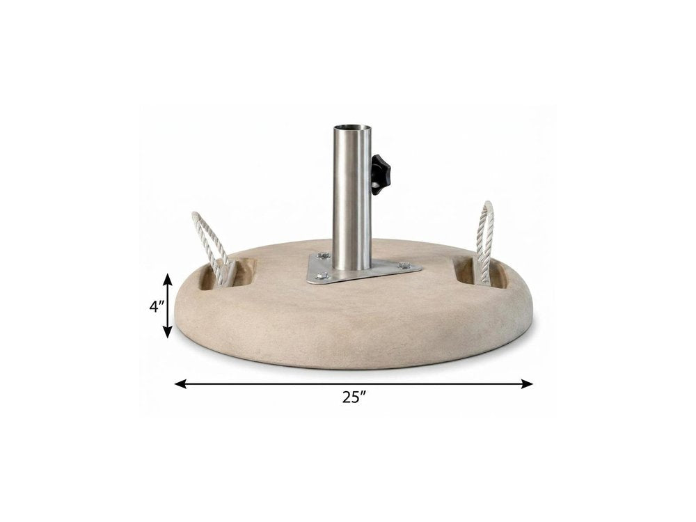 Sand Market Umbrella Concrete Mounted Umbrella Base
