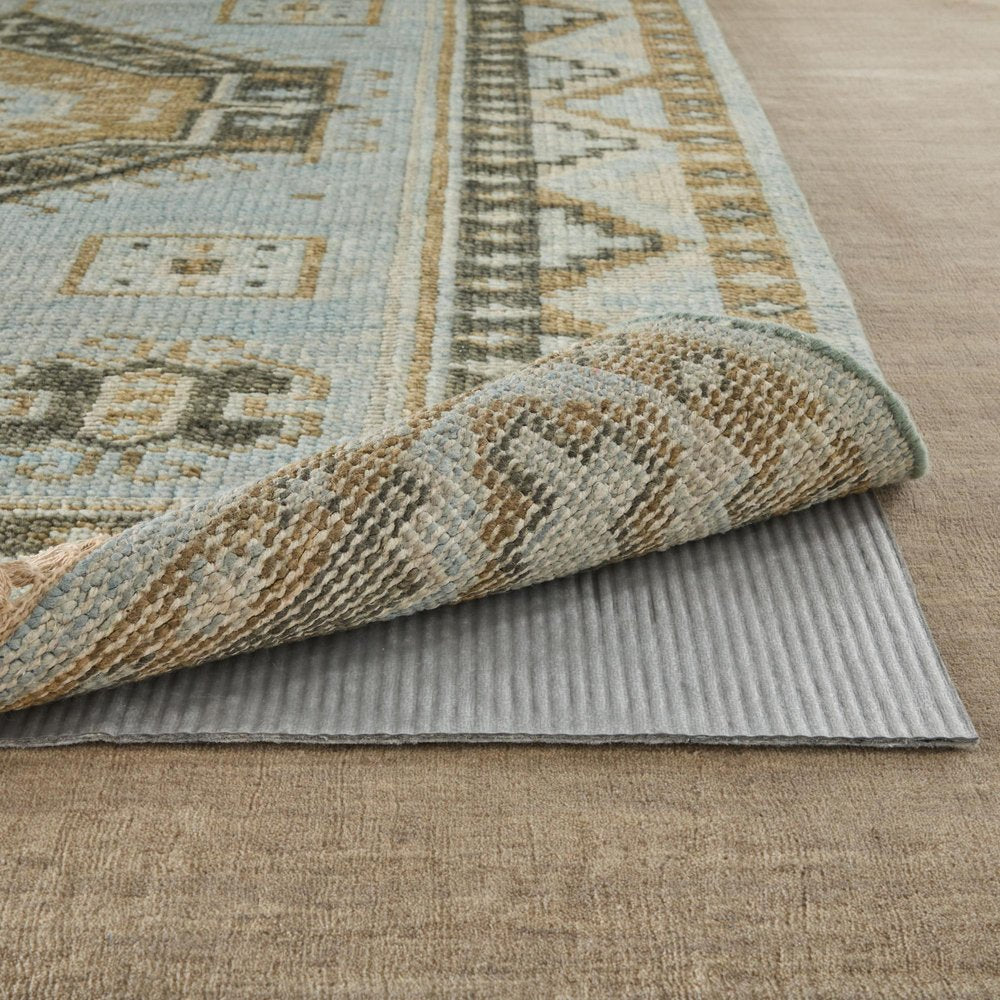 9' x 12' Gray And Black Non Slip Rug Pad