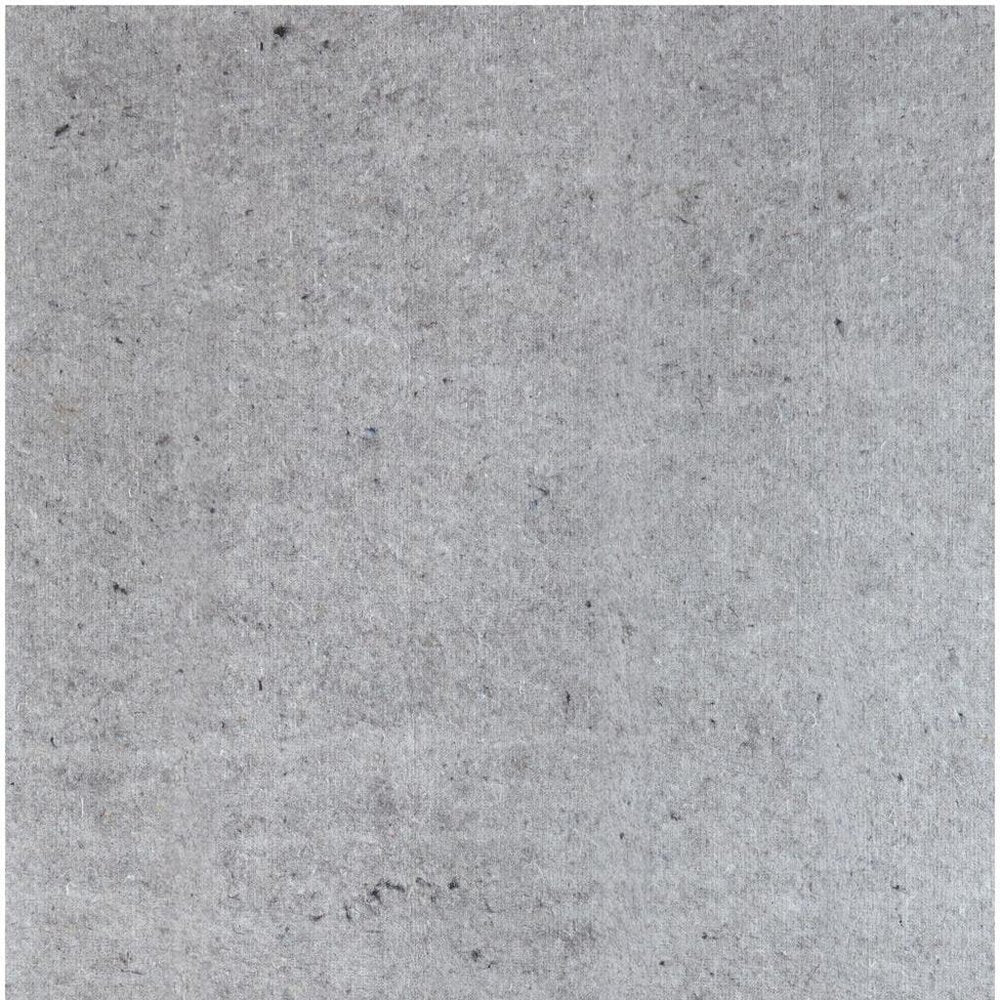 8' X 11' Gray And Black Non Slip Rug Pad on a white background