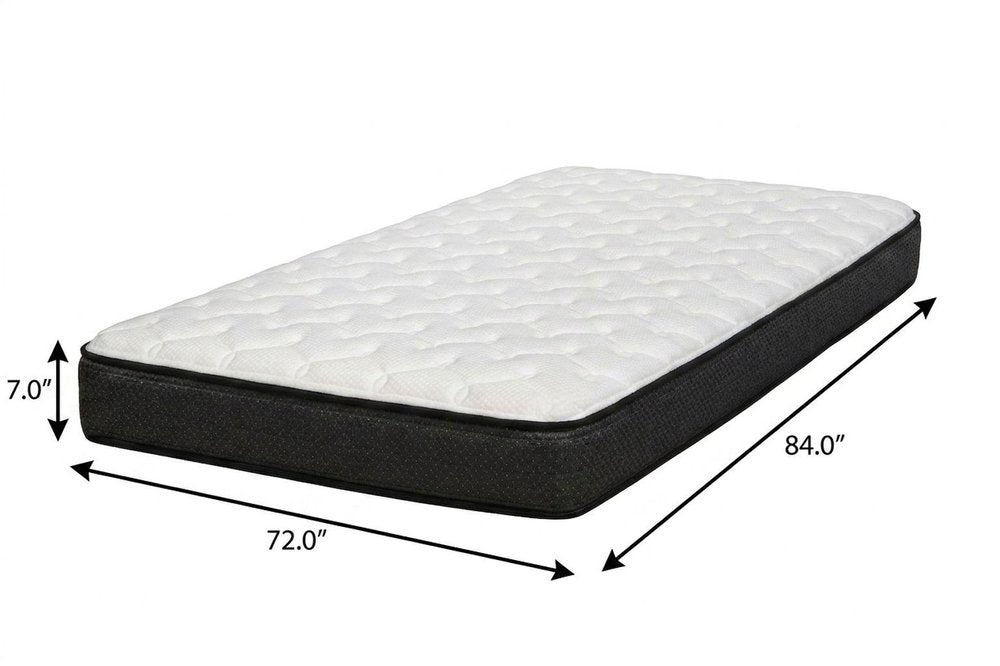 7" Twin Foam Plush Foam Mattress