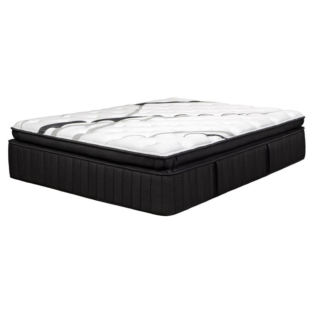16" Graphite And Titanium Infused Twin Gel Memory Foam Ultra plush Hybrid Mattress
