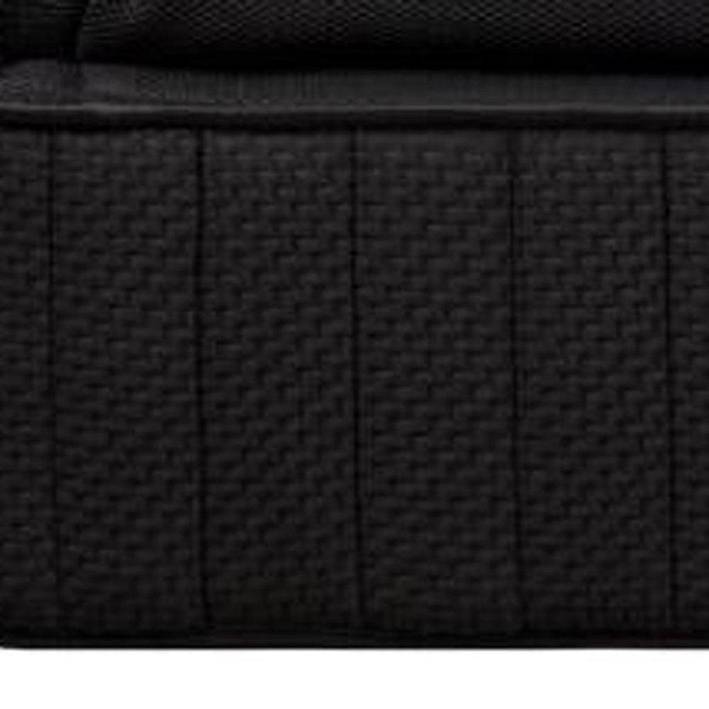 16" Graphite And Titanium Infused Twin Gel Memory Foam Ultra plush Hybrid Mattress