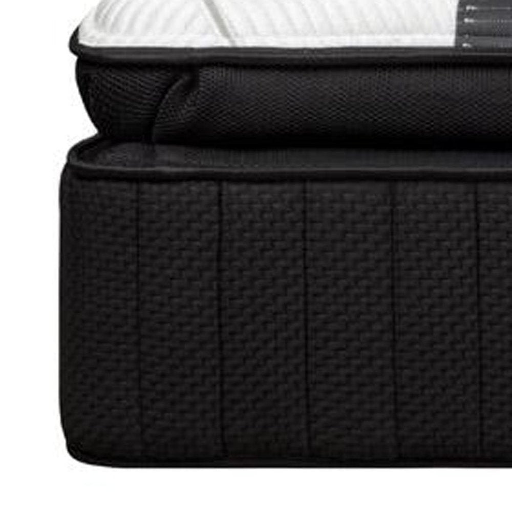 16" Graphite And Titanium Infused Twin Gel Memory Foam Ultra plush Hybrid Mattress