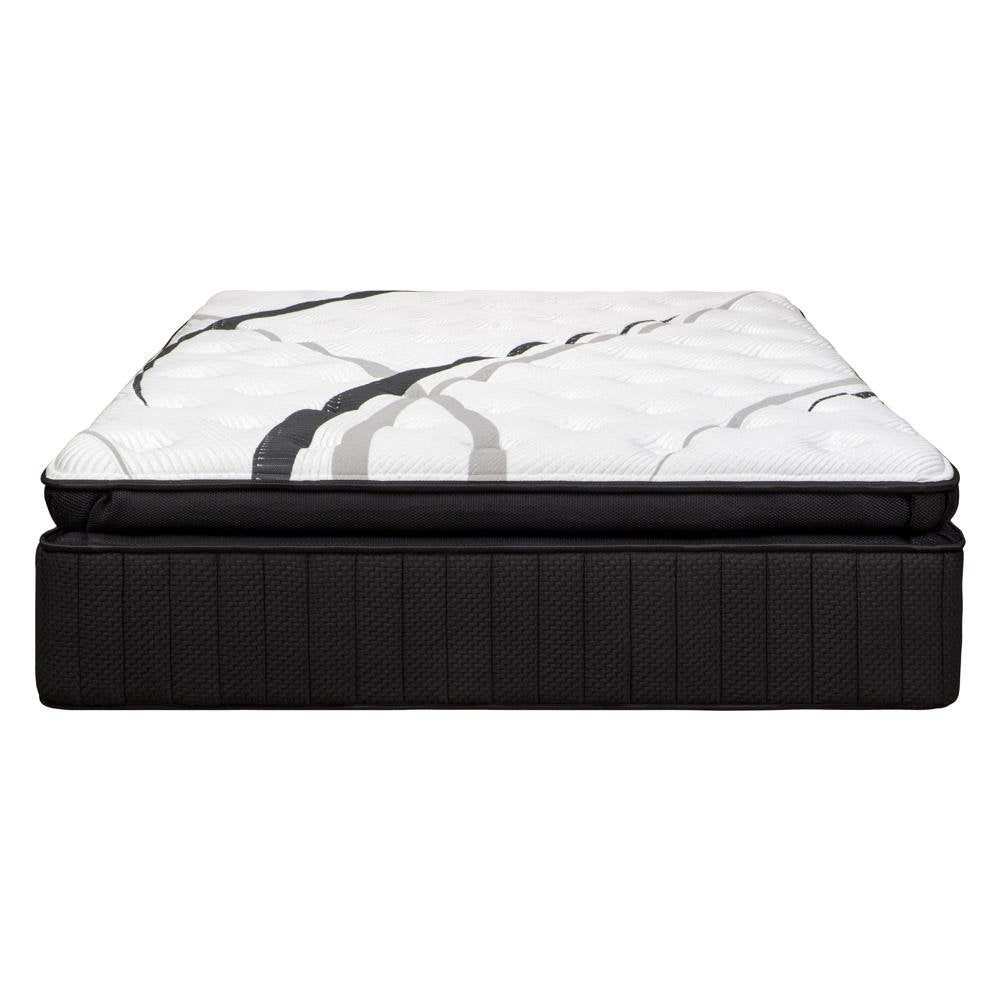16" Graphite And Titanium Infused Twin Gel Memory Foam Ultra plush Hybrid Mattress