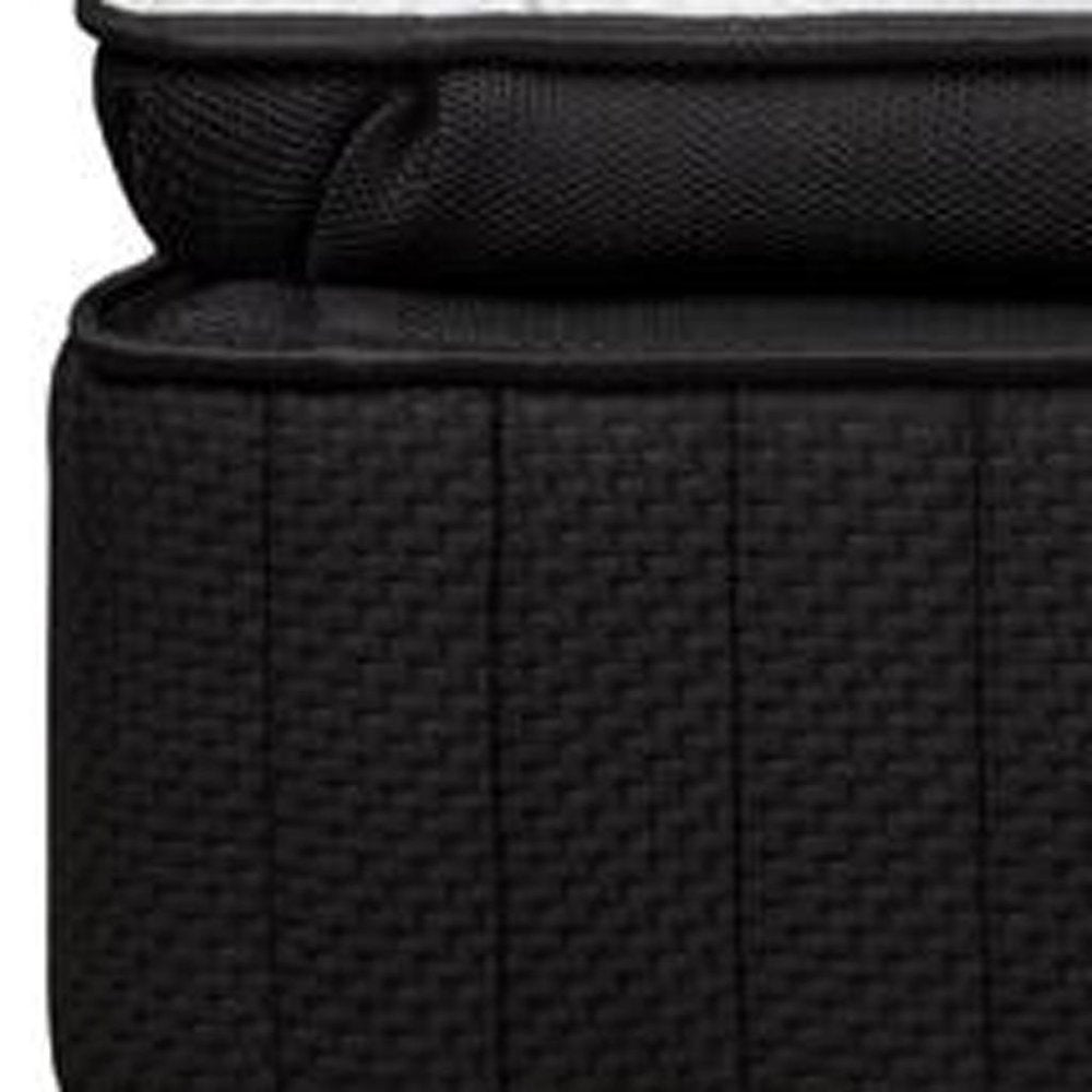 16" Graphite And Titanium Infused Twin Gel Memory Foam Ultra plush Hybrid Mattress