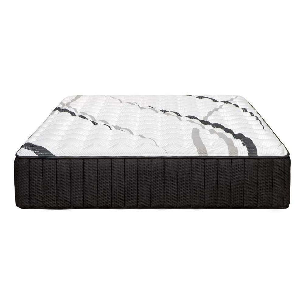 14" Graphite And Titanium Infused Twin Gel Memory Foam Medium Hybrid Mattress