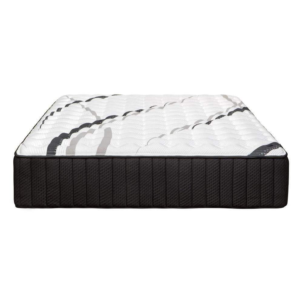 14" Graphite And Titanium Infused Twin Gel Memory Foam Medium Hybrid Mattress