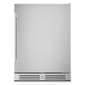 32" X 23" Silver Stainless Steel Single Compartment Can Beverage Refrigerator