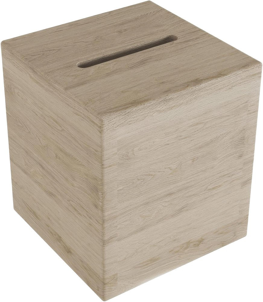 6" Brown Solid Wood Bathroom Storage Furniture Set. Bathroom storage isolated on a plain white background, in a brown wood finish.