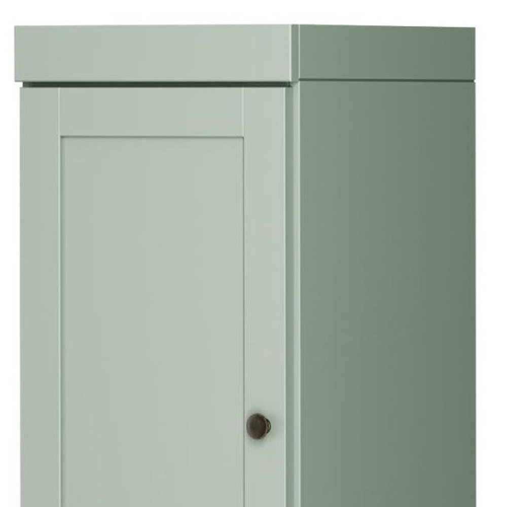 72" Sage Solid Wood Two Door Pantry Or Storage Closet