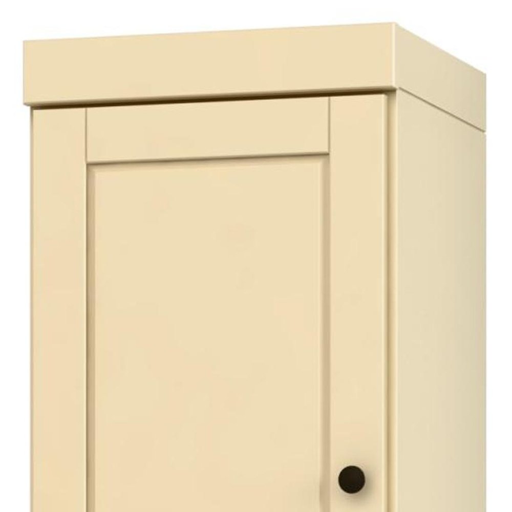 72" Yellow Solid Wood Two Door Pantry Or Storage Closet - SKU 748749