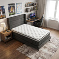 14" Twin Memory Foam Medium Euro Top Hybrid Mattress
